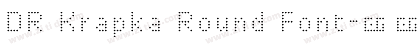 DR Krapka Round Font字体转换